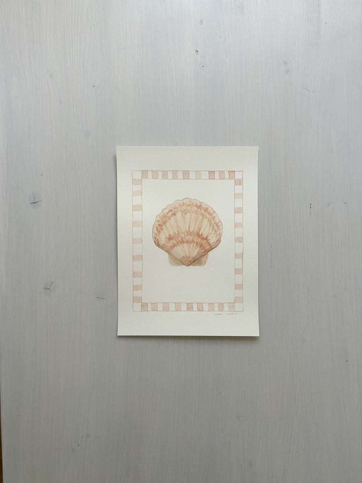 Scallop Shell Original Watercolor