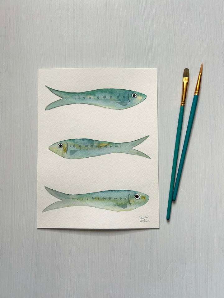Green Fish Trio - Original