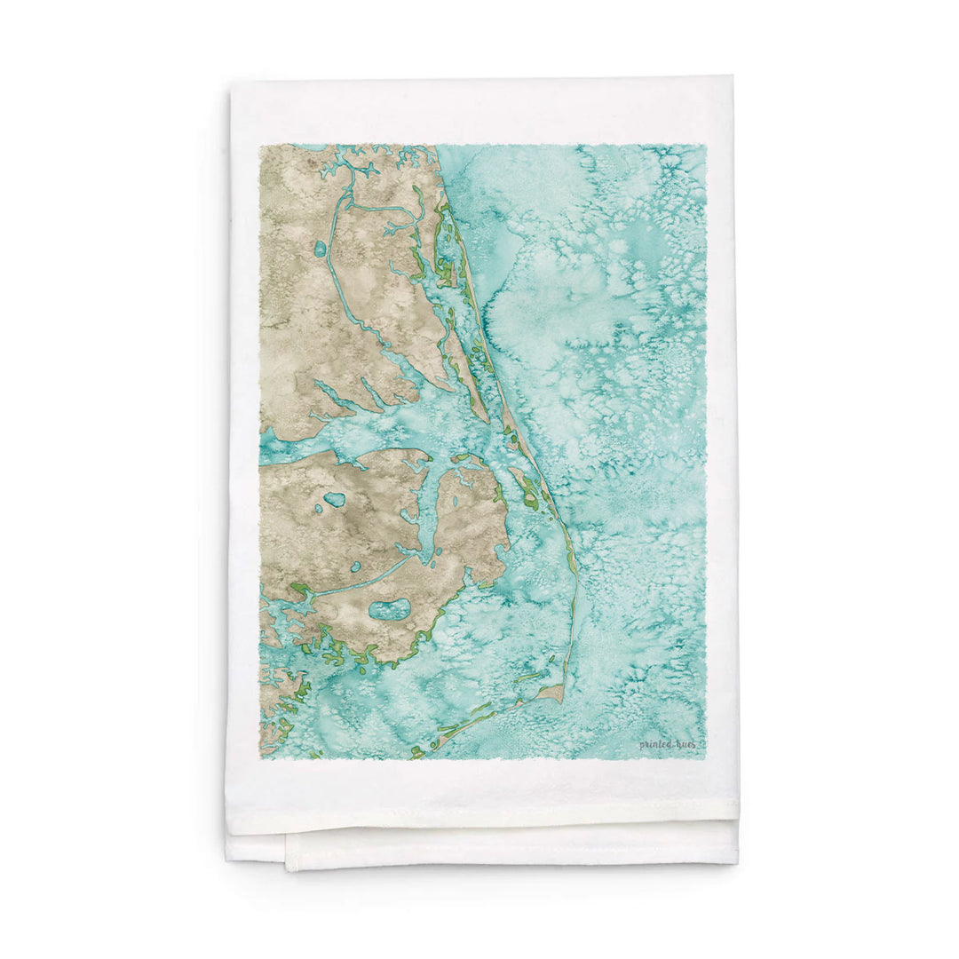 SALE Outer Banks Tea Towel