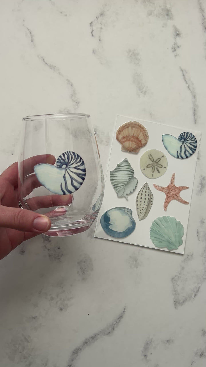 Large Shells Designer Decals