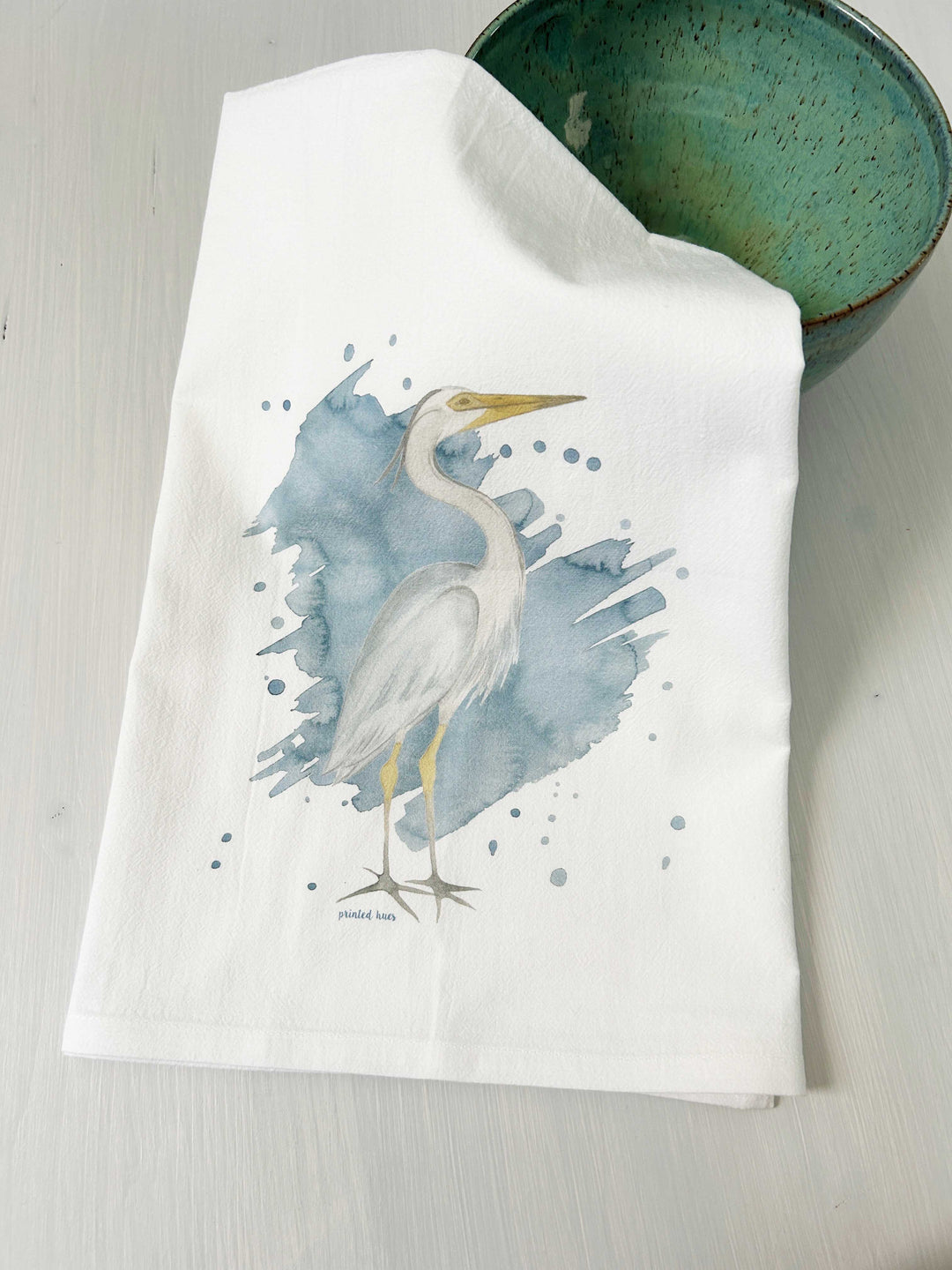 Heron Tea Towel