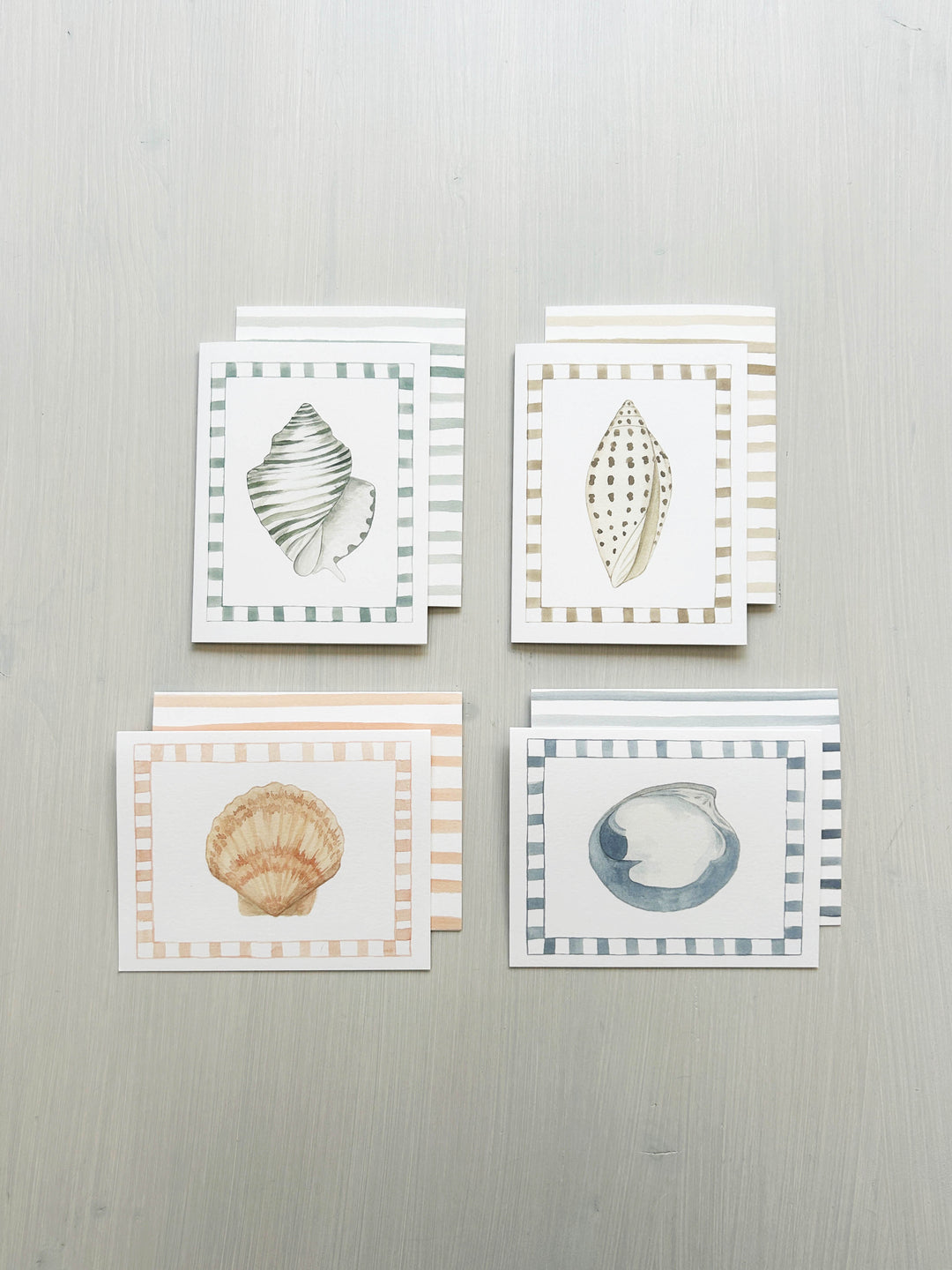 Shell Stationery Set