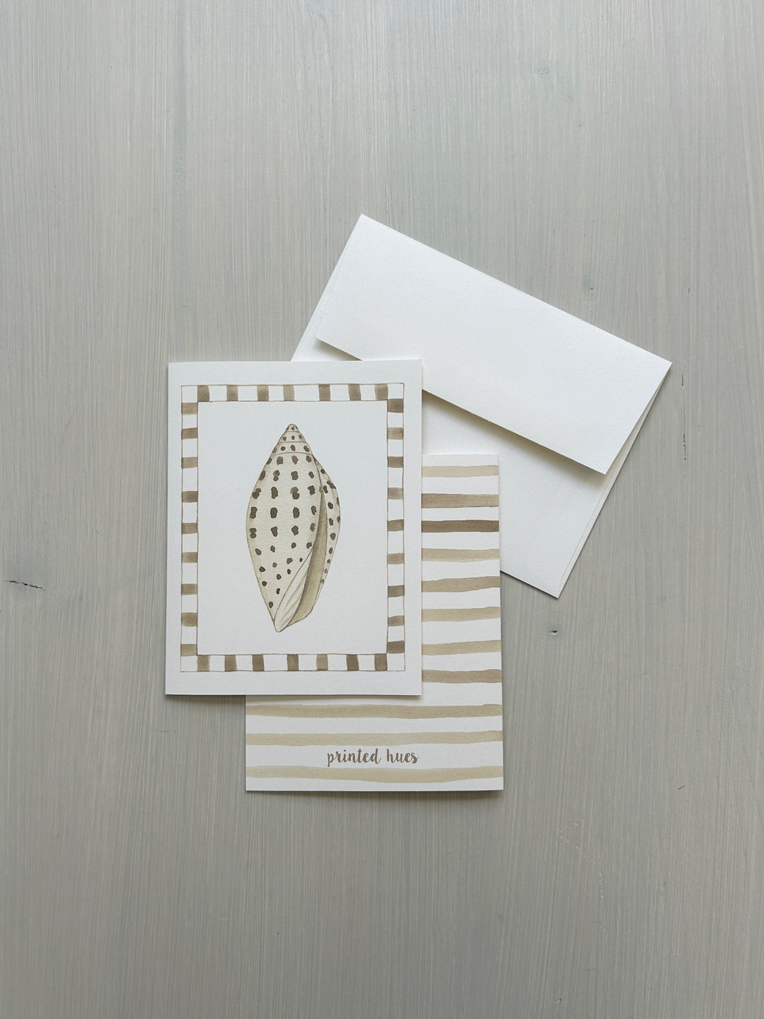 Shell Stationery Set