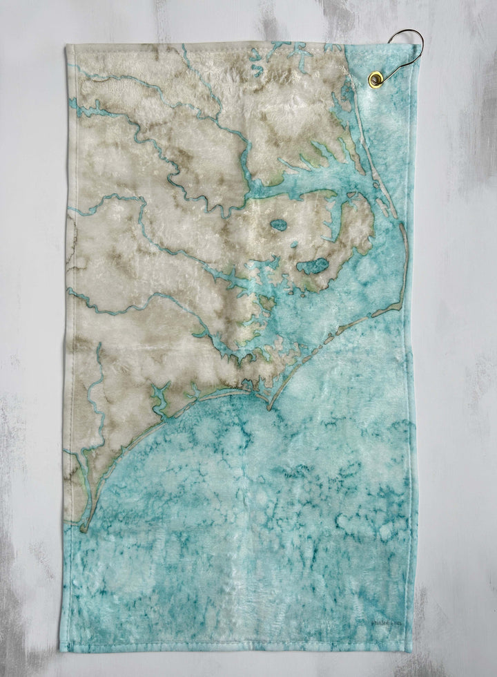 North Carolina Coast Golf Towel
