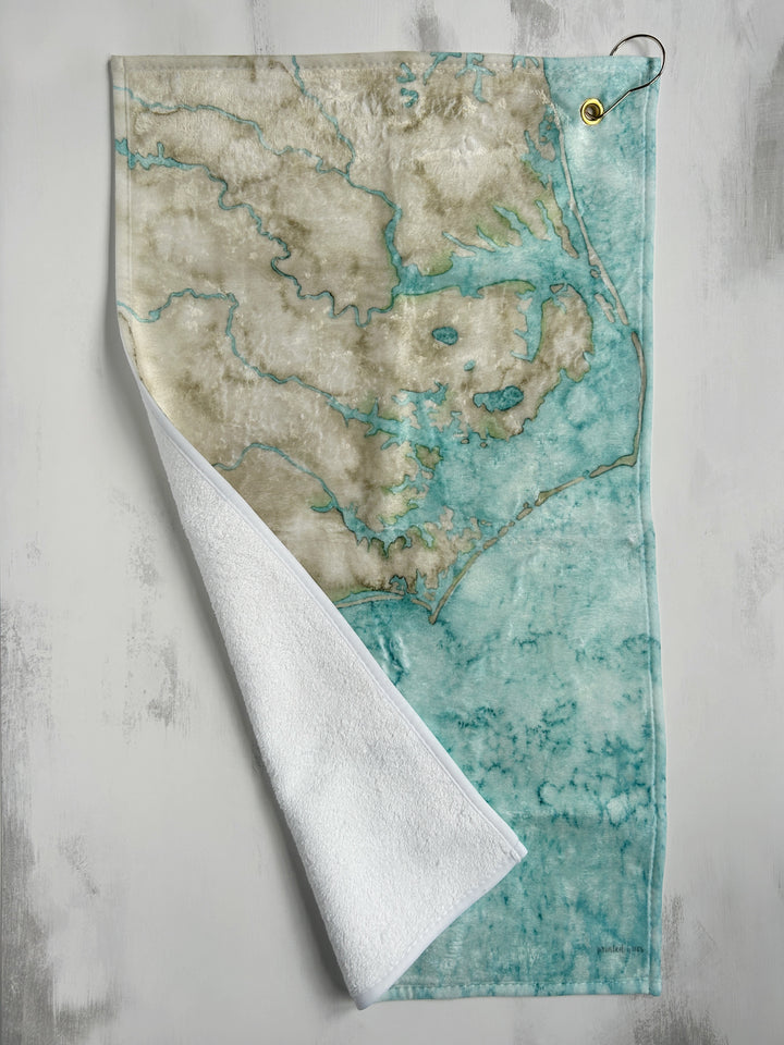 North Carolina Coast Golf Towel