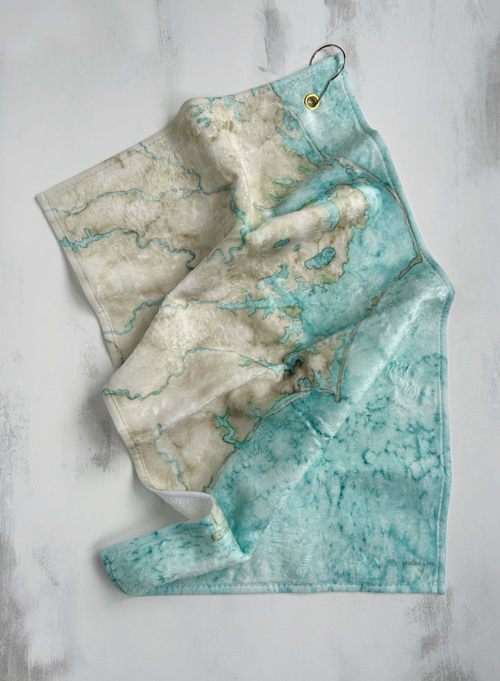 North Carolina Coast Golf Towel