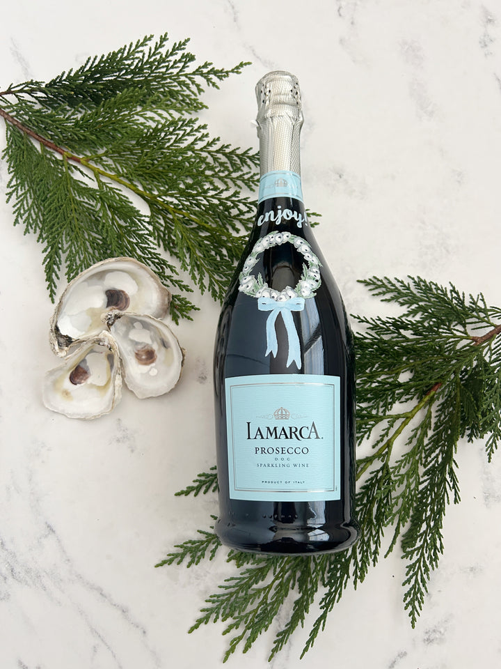 Holiday Oyster Wreath Designer Decals