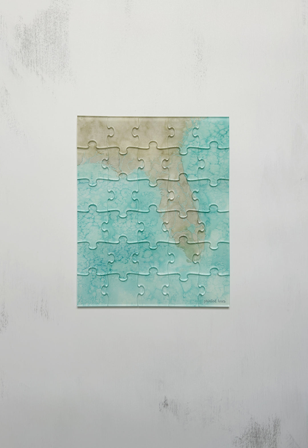Florida Watercolor Acrylic Puzzle