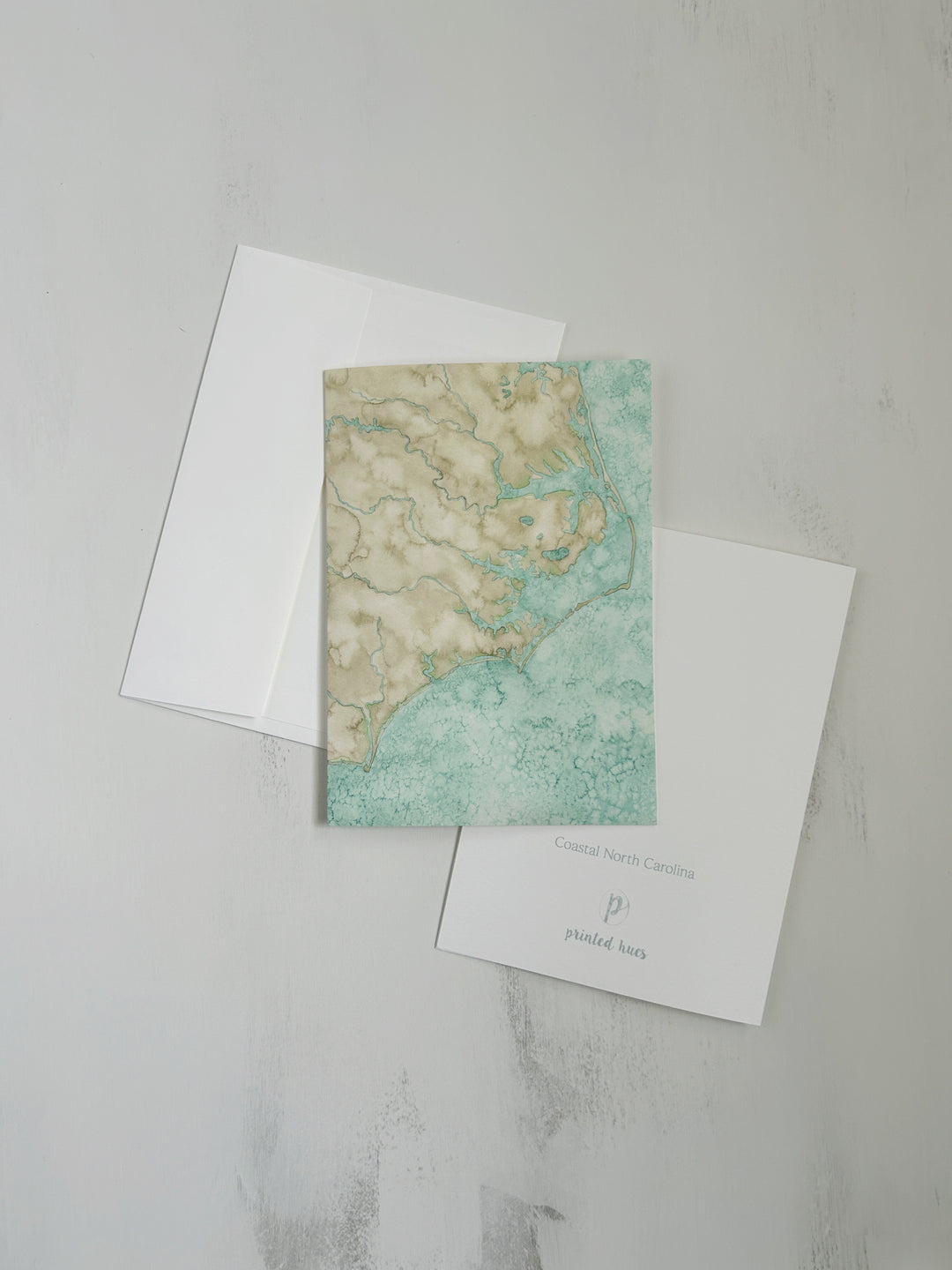 North Carolina Watercolor Map Cards - Box Set Stationery