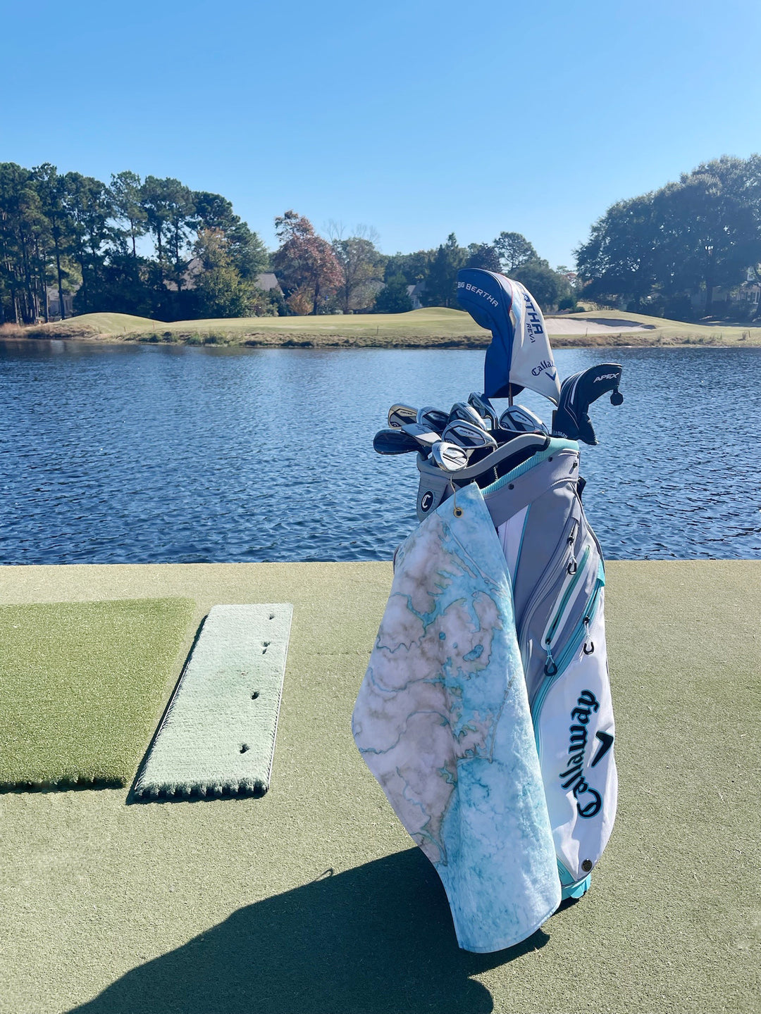 North Carolina Coast Golf Towel