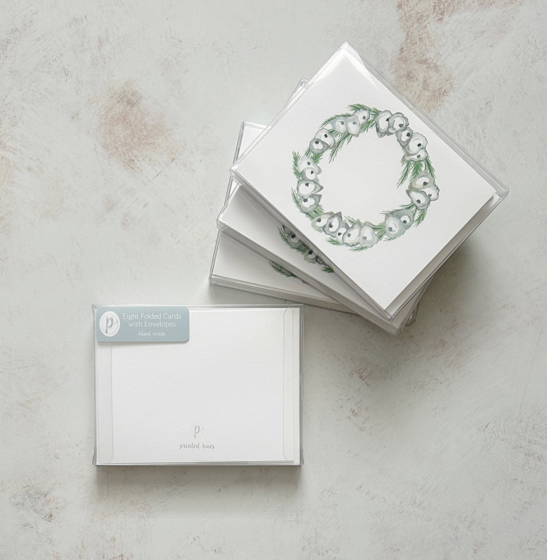 Oyster Wreath Stationery Set