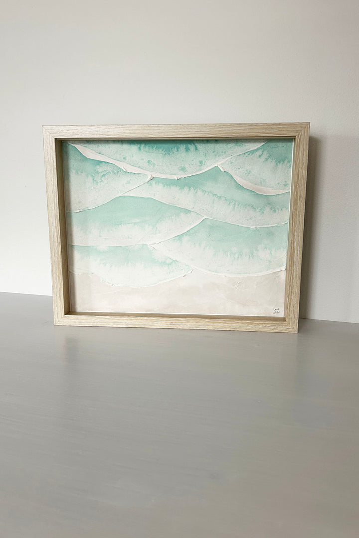 Tidal Shores: Framed Original on Paper