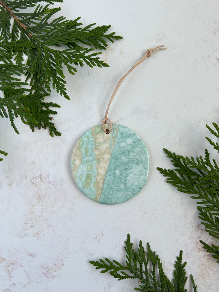 Carolina Beach Map Ornament