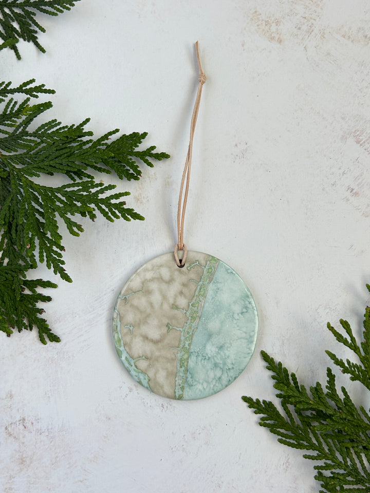 Coastal Wilmington Map Ornament
