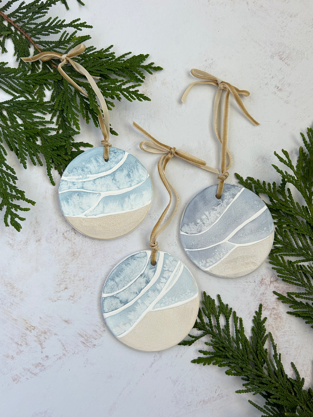 Hand Painted Tidal Ornament