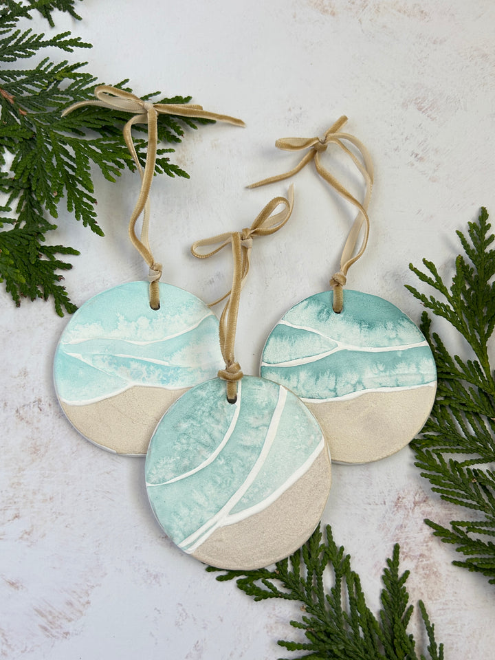 Hand Painted Tidal Ornament