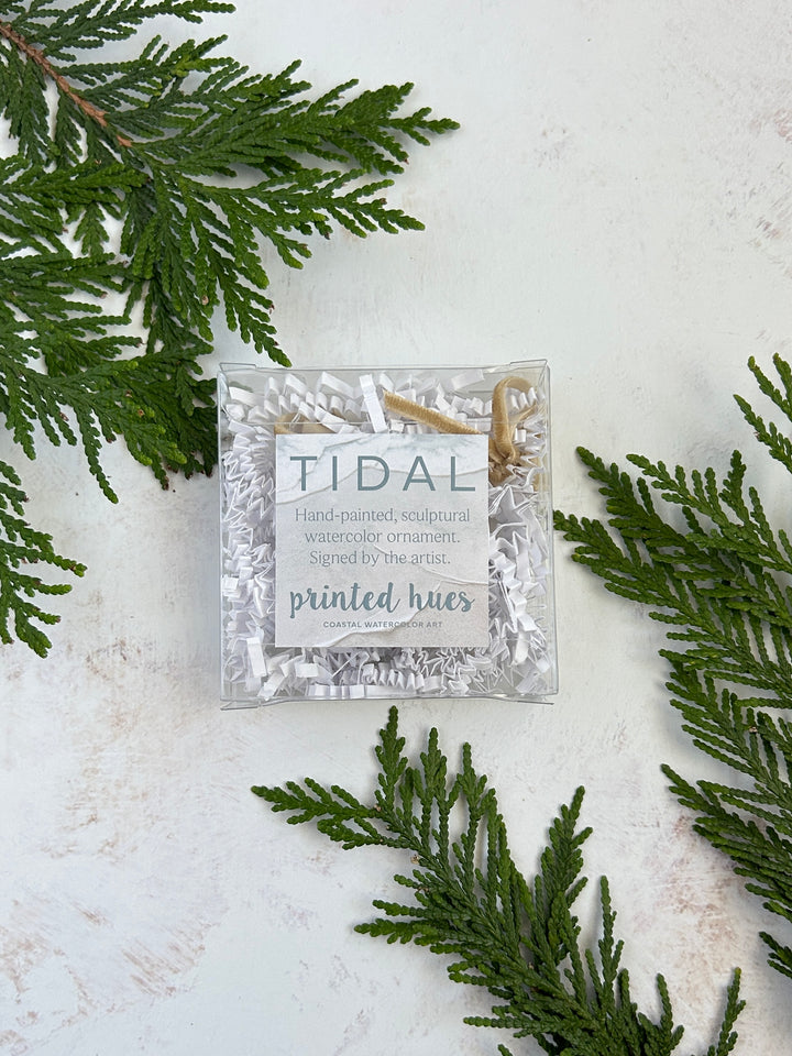 Hand Painted Tidal Ornament