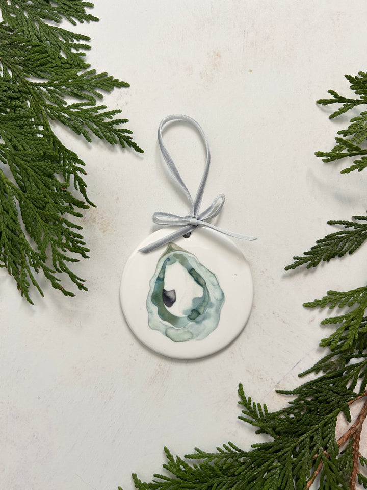 Sage Oyster Ornament