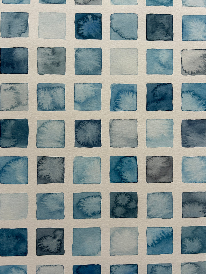 Blue Hues - Original Watercolor