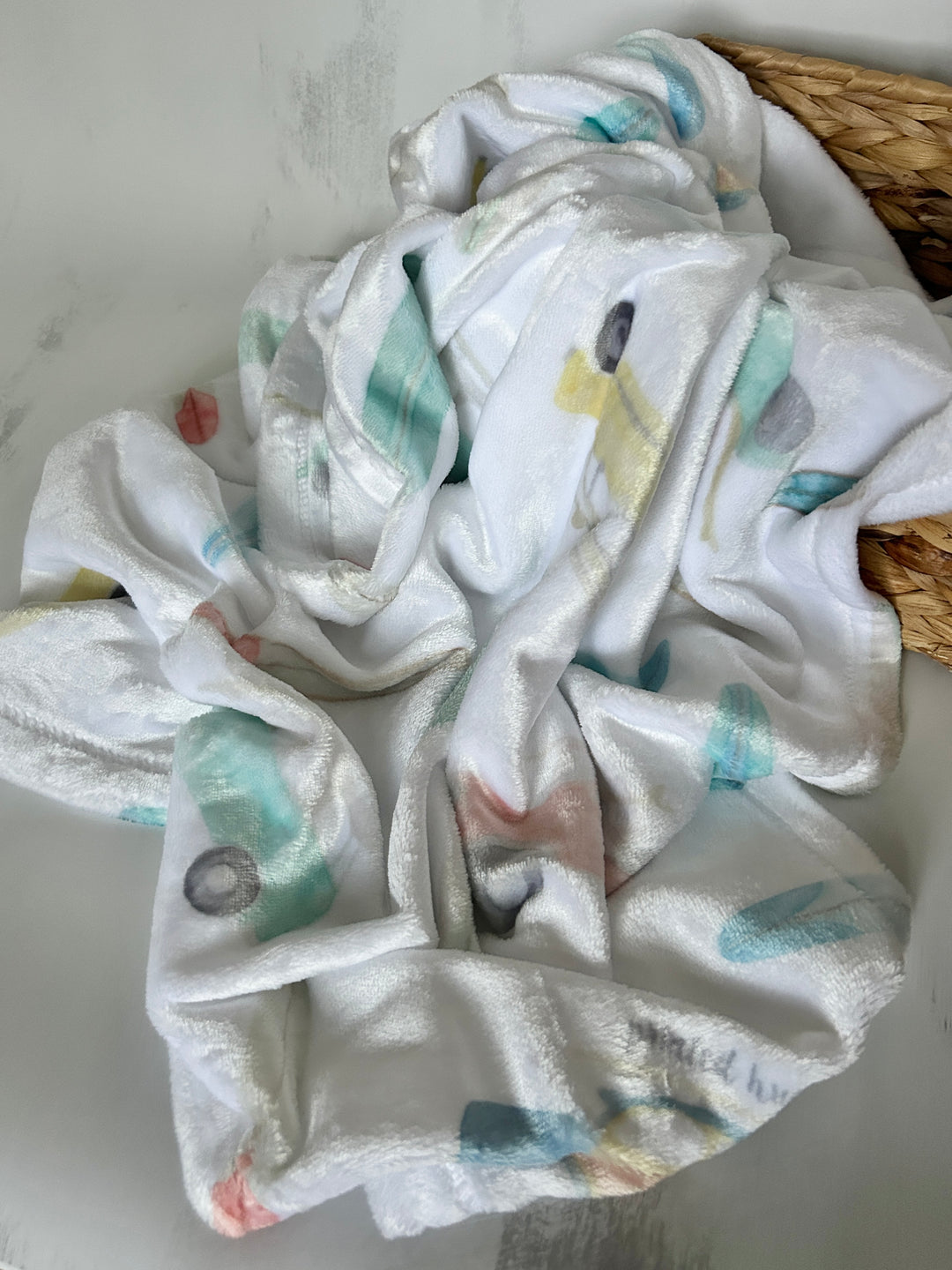 Surf's Up Minky Baby Blanket