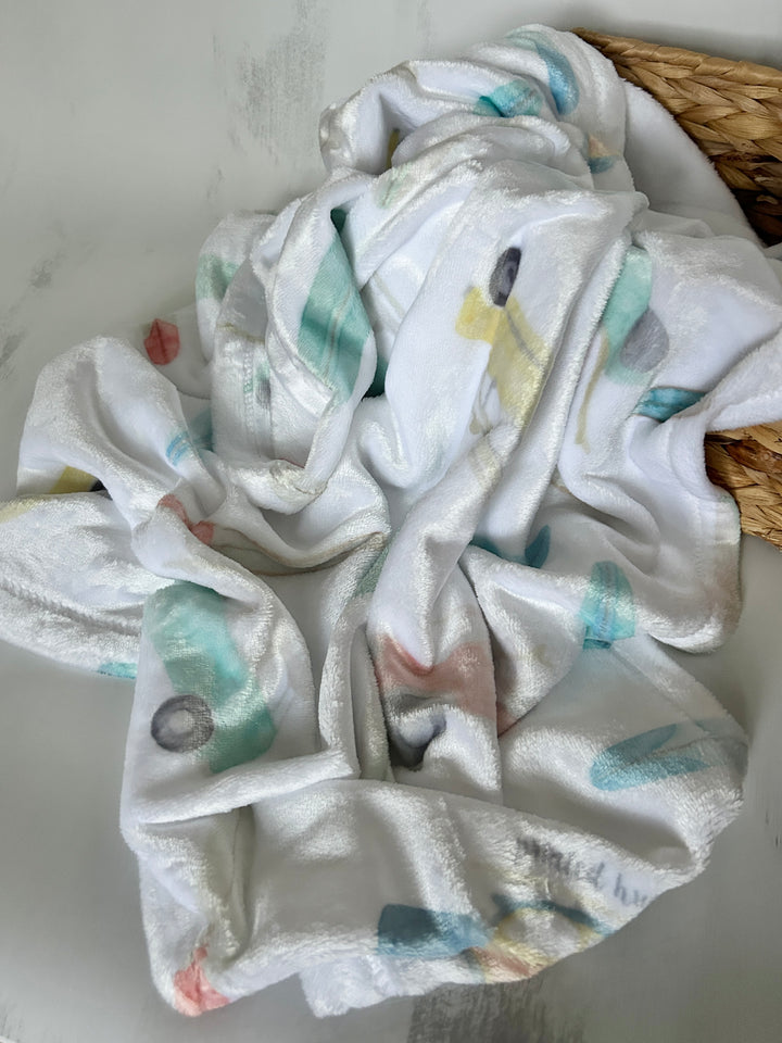Surf's Up Minky Baby Blanket