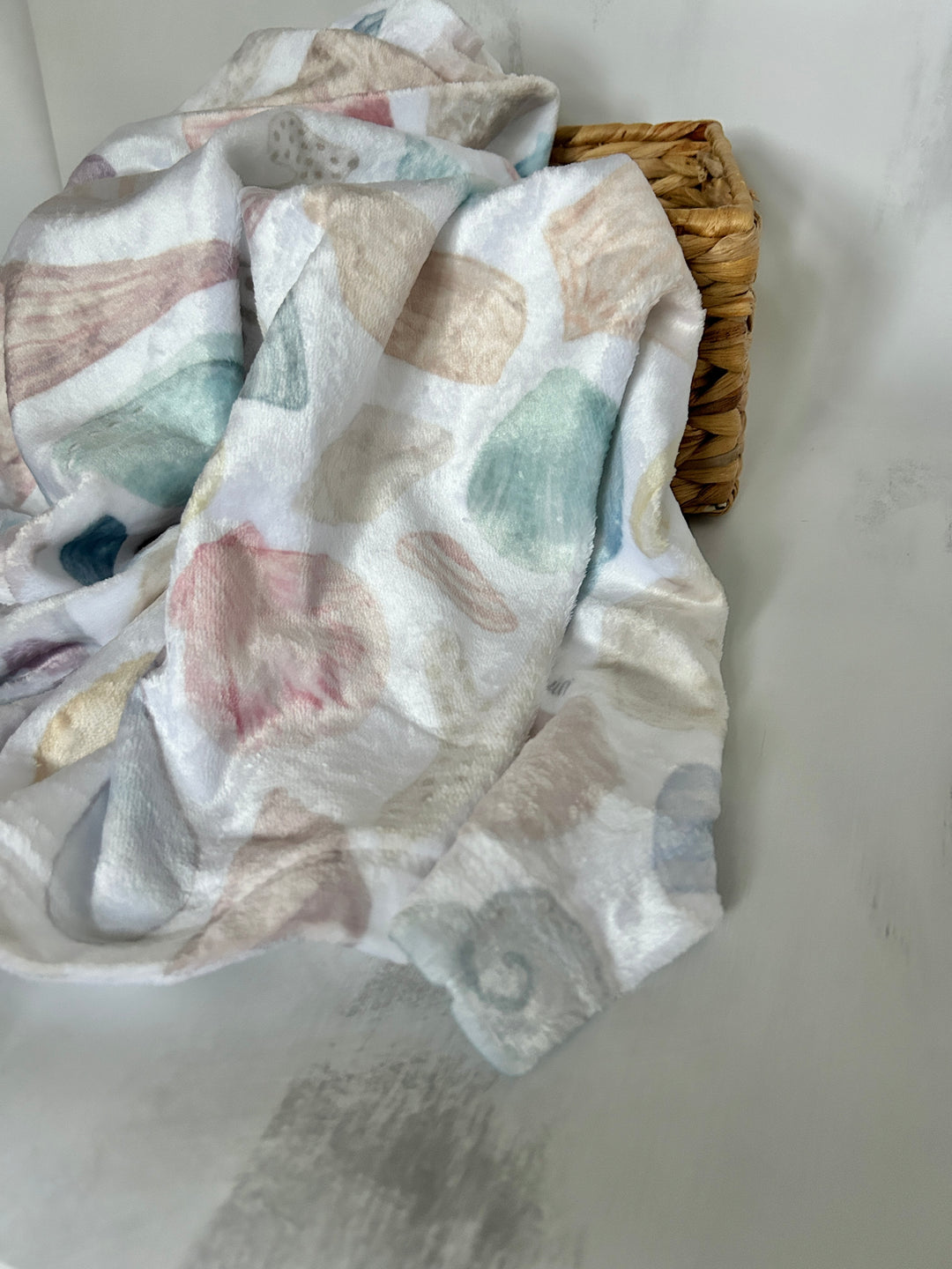 Shells Minky Baby Blanket