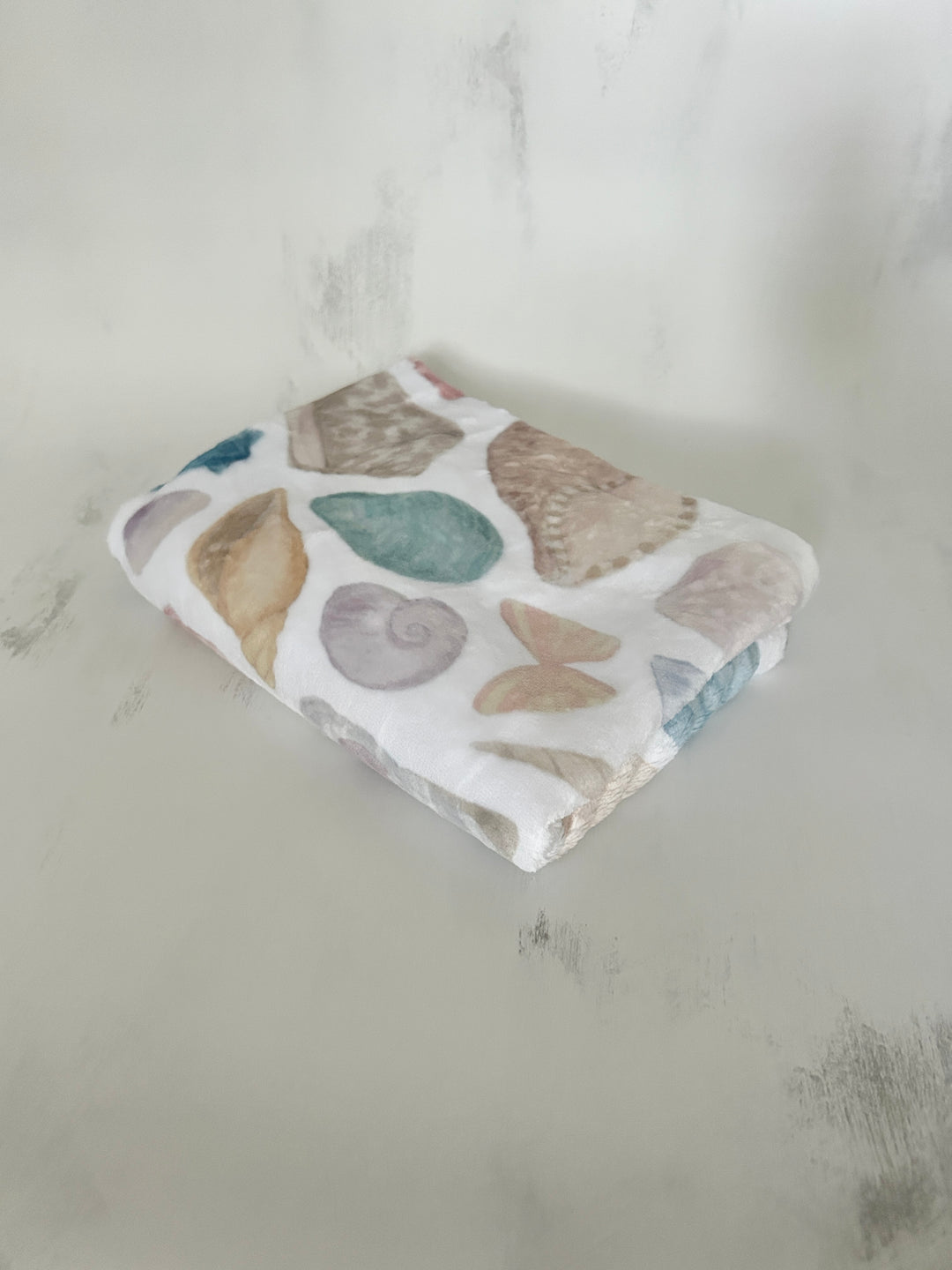 Shells Minky Baby Blanket