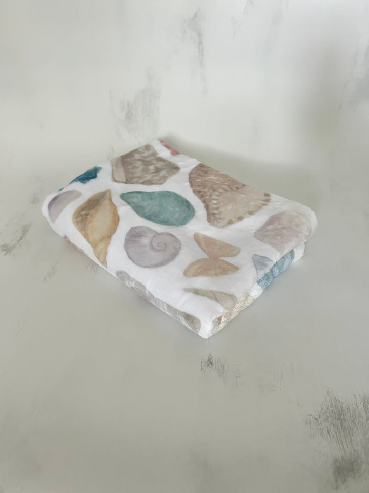 Shells Minky Baby Blanket