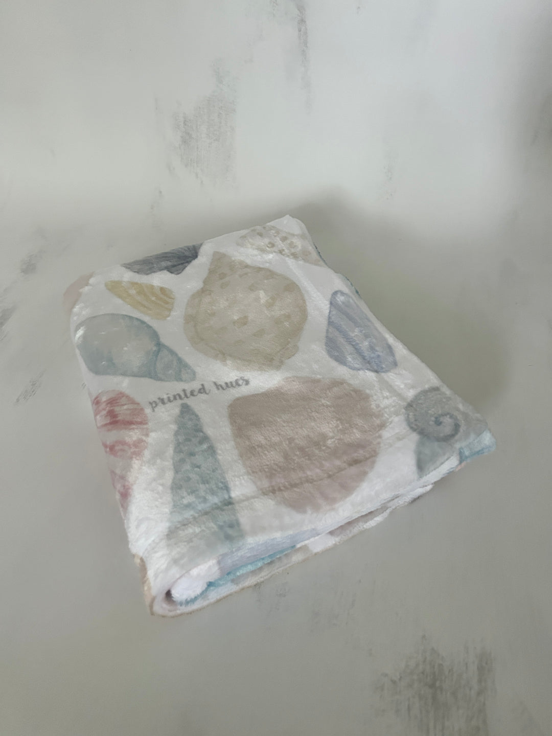 Shells Minky Baby Blanket
