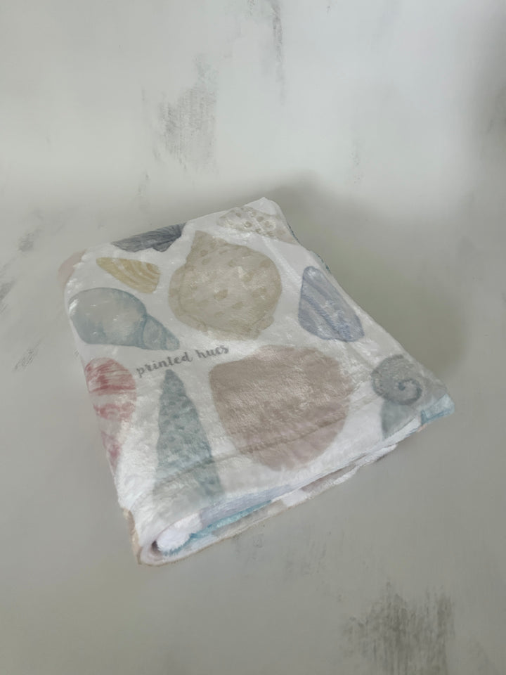 Shells Minky Baby Blanket