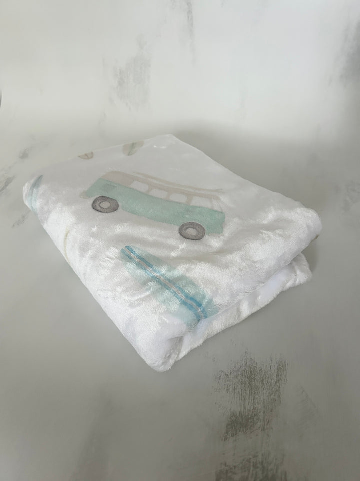 Surf's Up Minky Baby Blanket