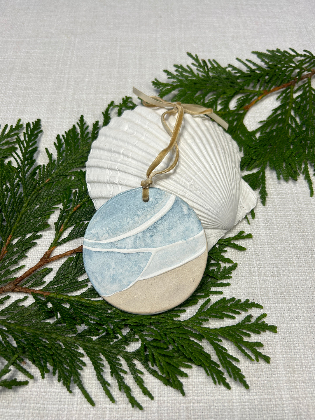 Hand Painted Tidal Ornament