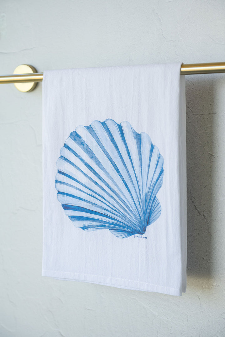 Scallop Shell Tea Towel