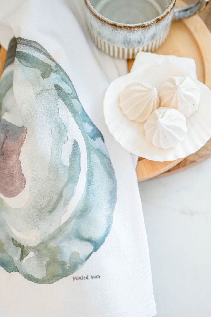 Set of 3 Oyster Tea Towels