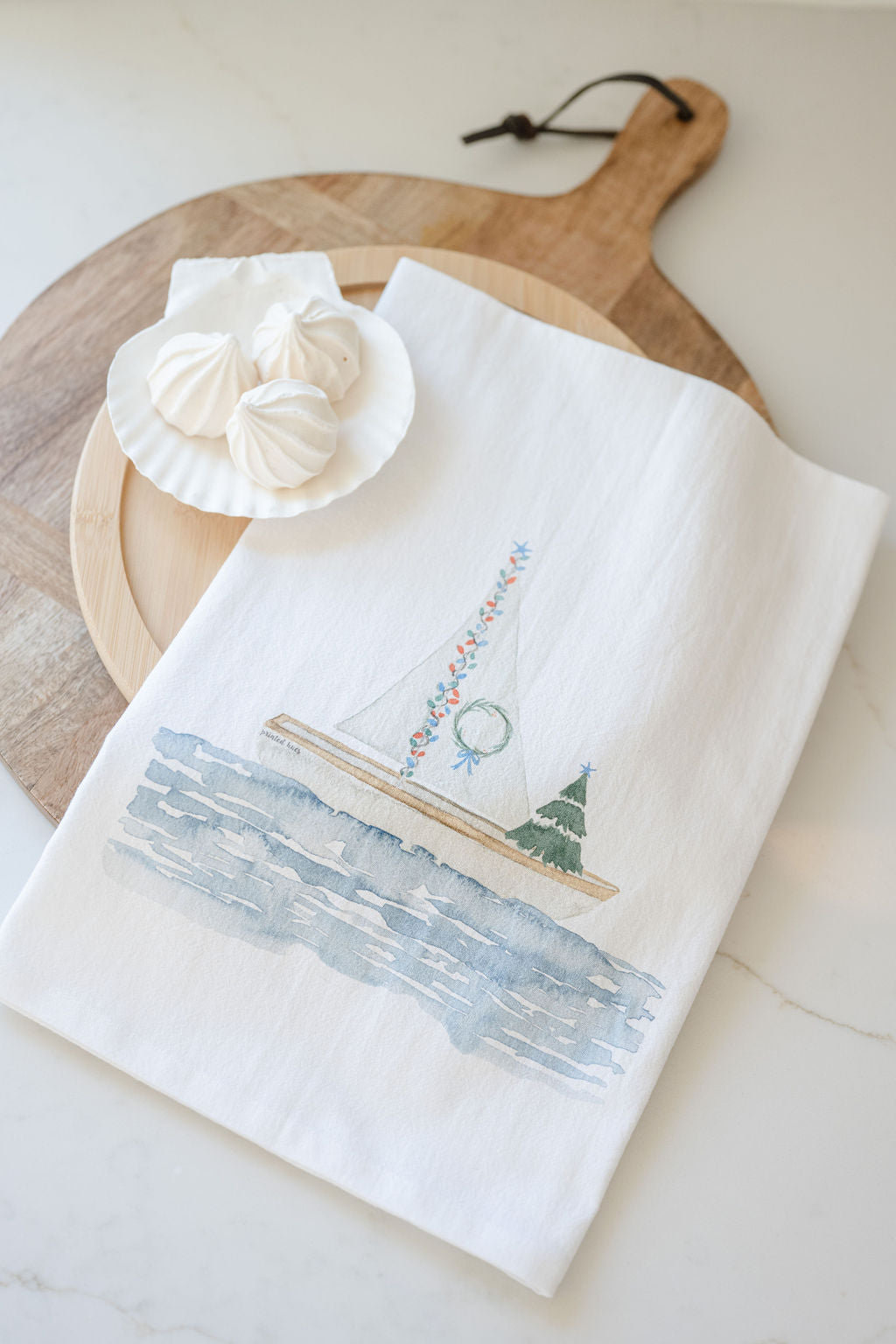Flotilla Holiday Tea Towel