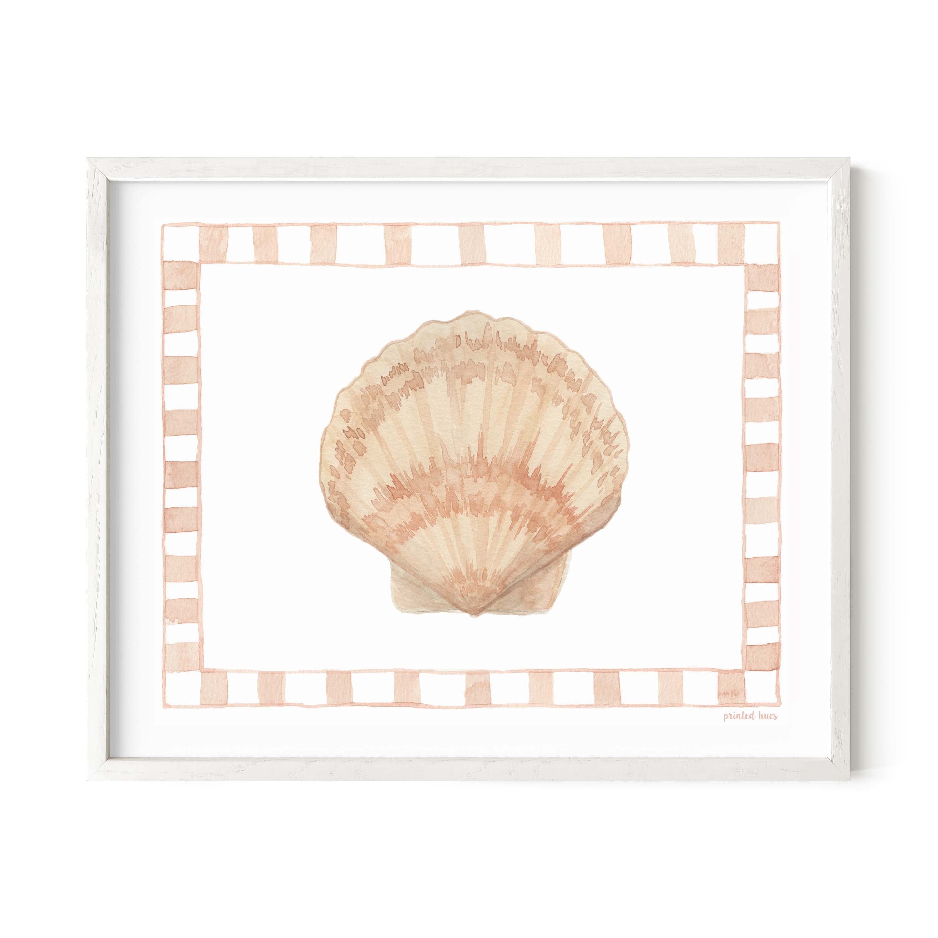 Scallop Shell Print – Printed Hues