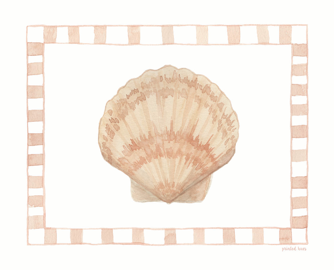 Scallop Shell Print