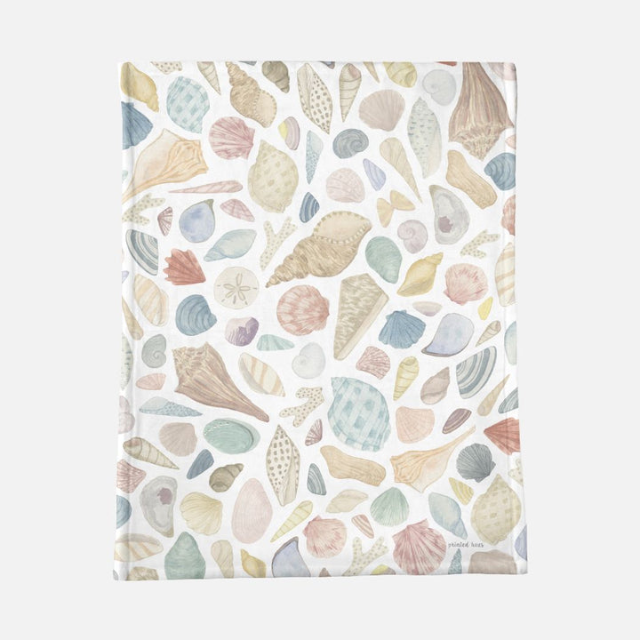 Shells Minky Baby Blanket