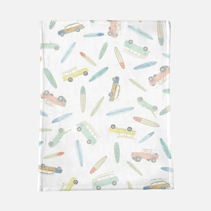 Surf's Up Minky Baby Blanket