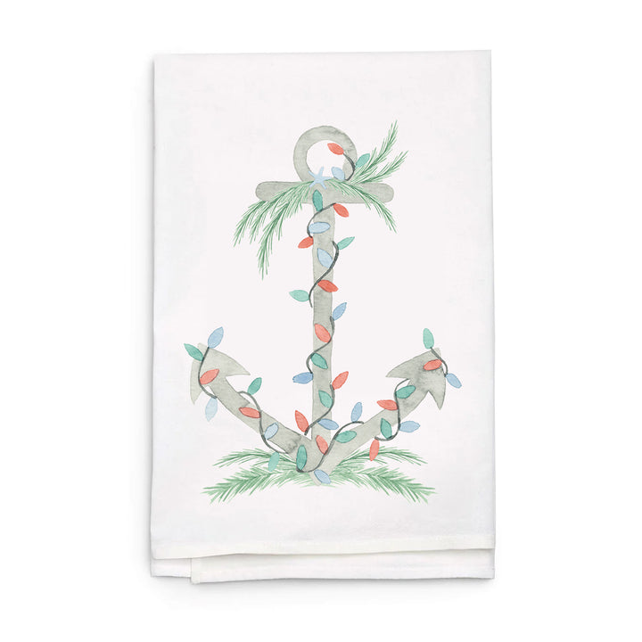 Holiday Anchor Tea Towel