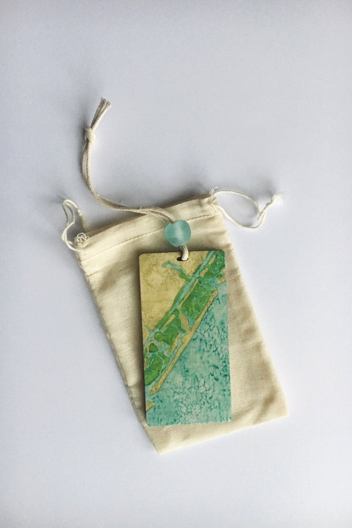 Wrightsville Beach Mini Map Ornament