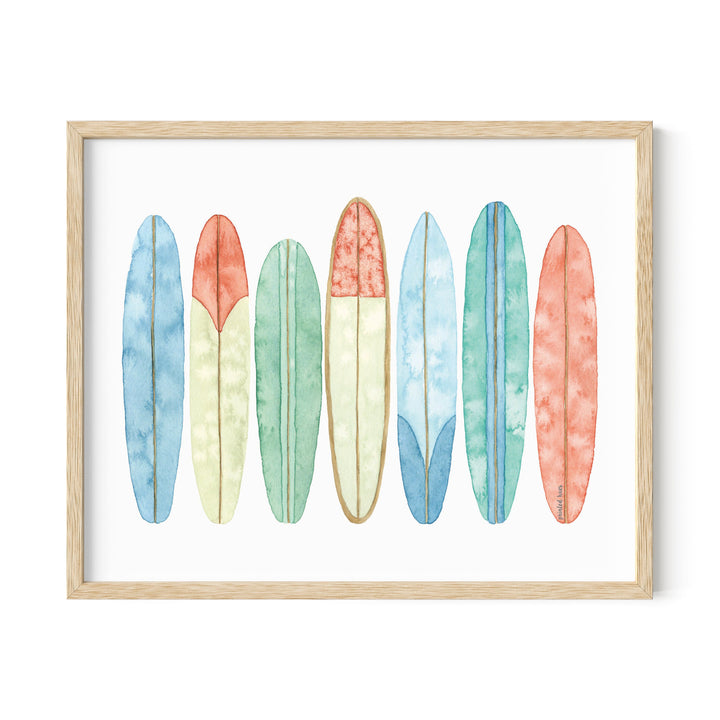 Surfboard Print