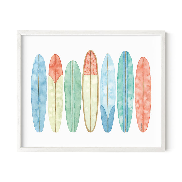 Surfboard Print