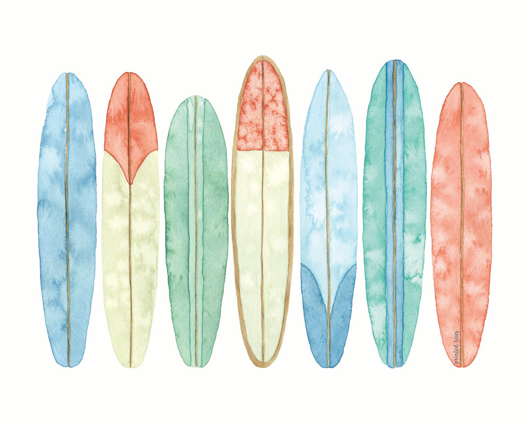 Surfboard Print